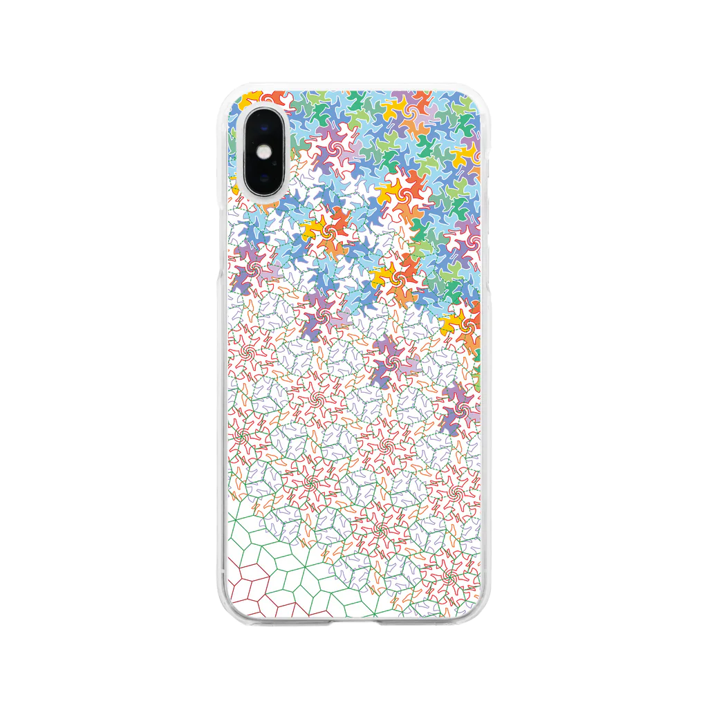 Ast TessellationのTHP-Cat-R1995-Met Soft Clear Smartphone Case