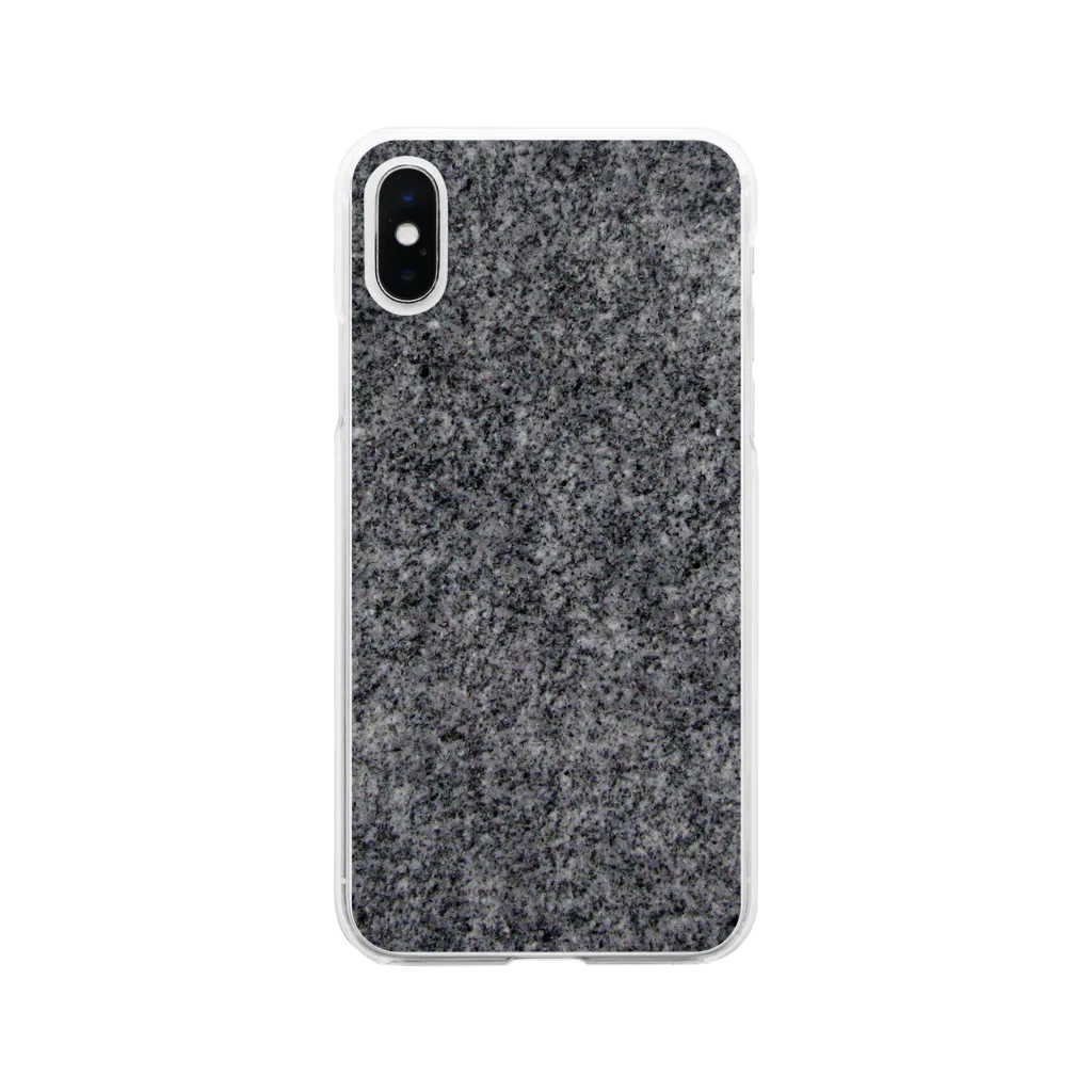 fuseishisekizaiの庵治石 Soft Clear Smartphone Case