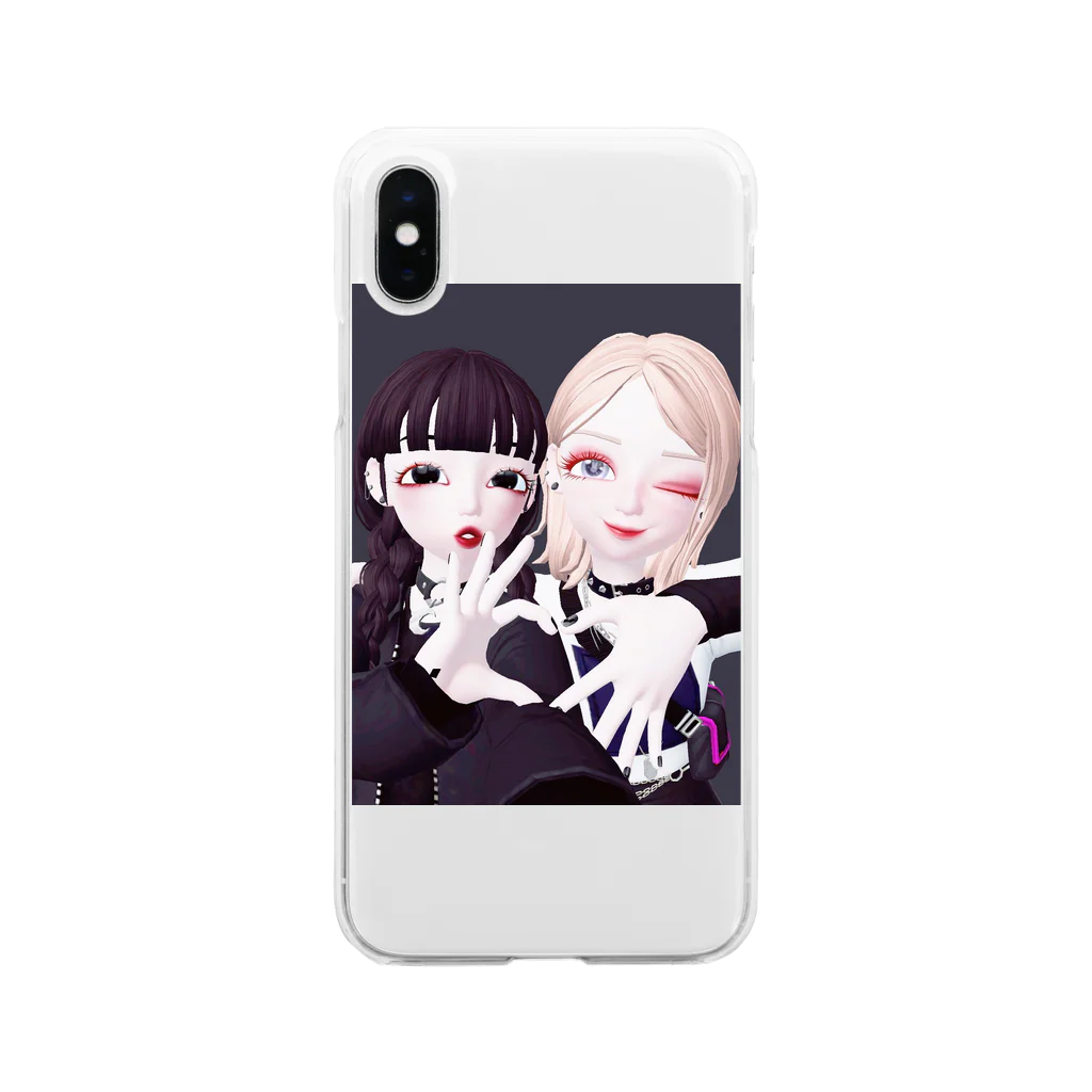 YUKAINA_NAKAMA-zepeのかろきんシリーズ二の巻 Soft Clear Smartphone Case