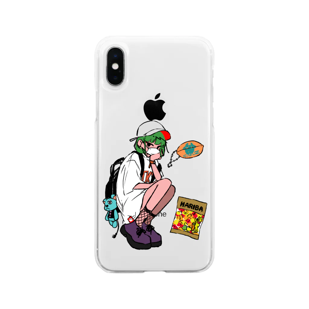 ClowZ ／ 渡瀬しぃのの#OOTD - GN Soft Clear Smartphone Case