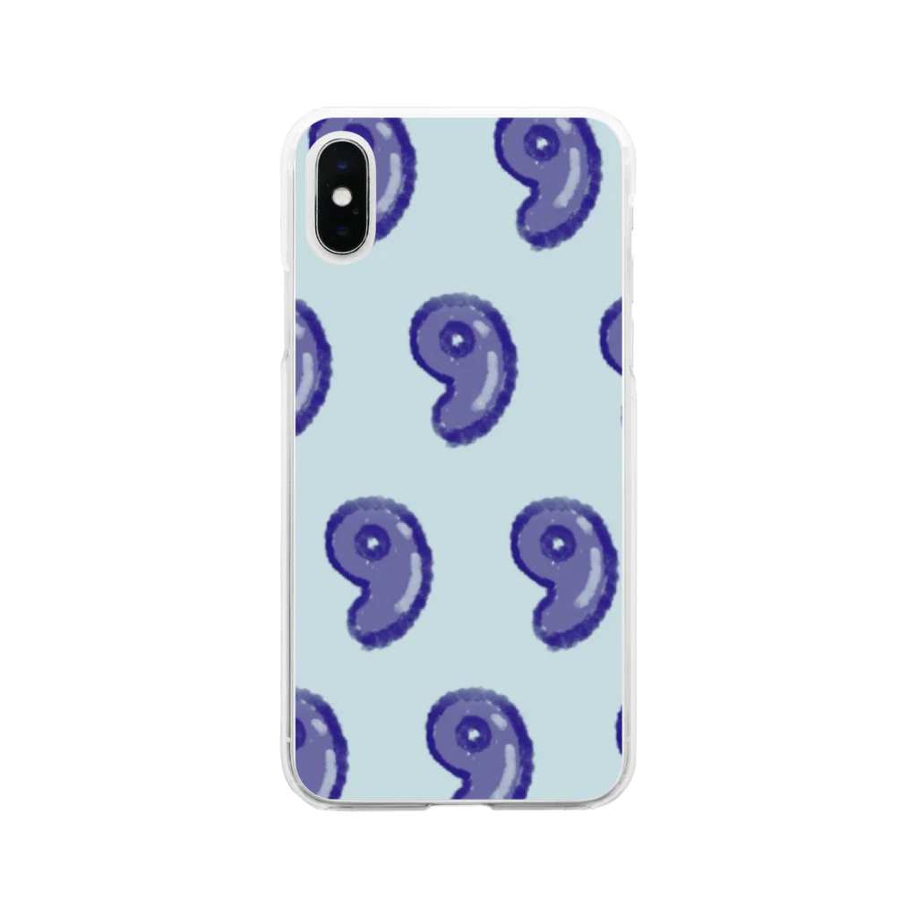 錯❀のmagatama スマホケース ソフトクリアスマホケース