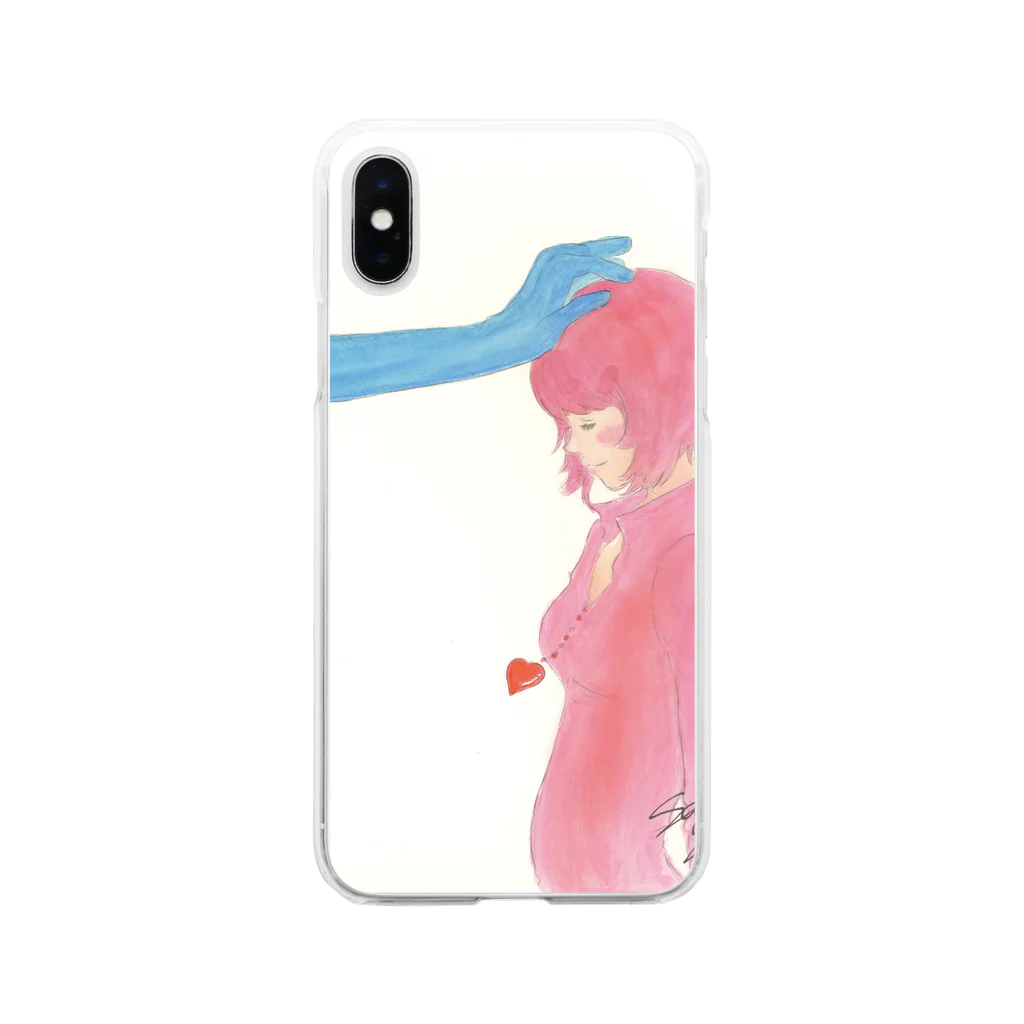 くらたまみの素直 Soft Clear Smartphone Case