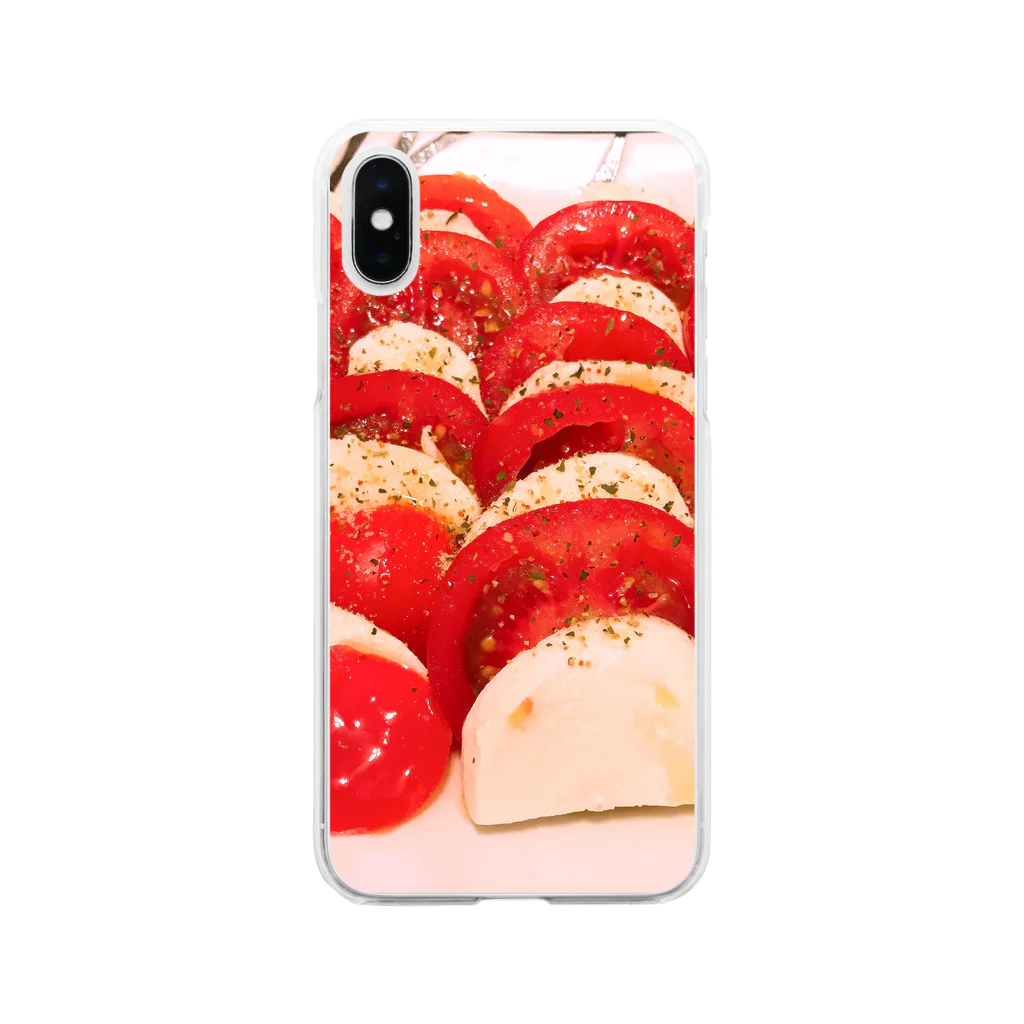 ぶたのひづめcafeのぶたのひづめカフェ Soft Clear Smartphone Case