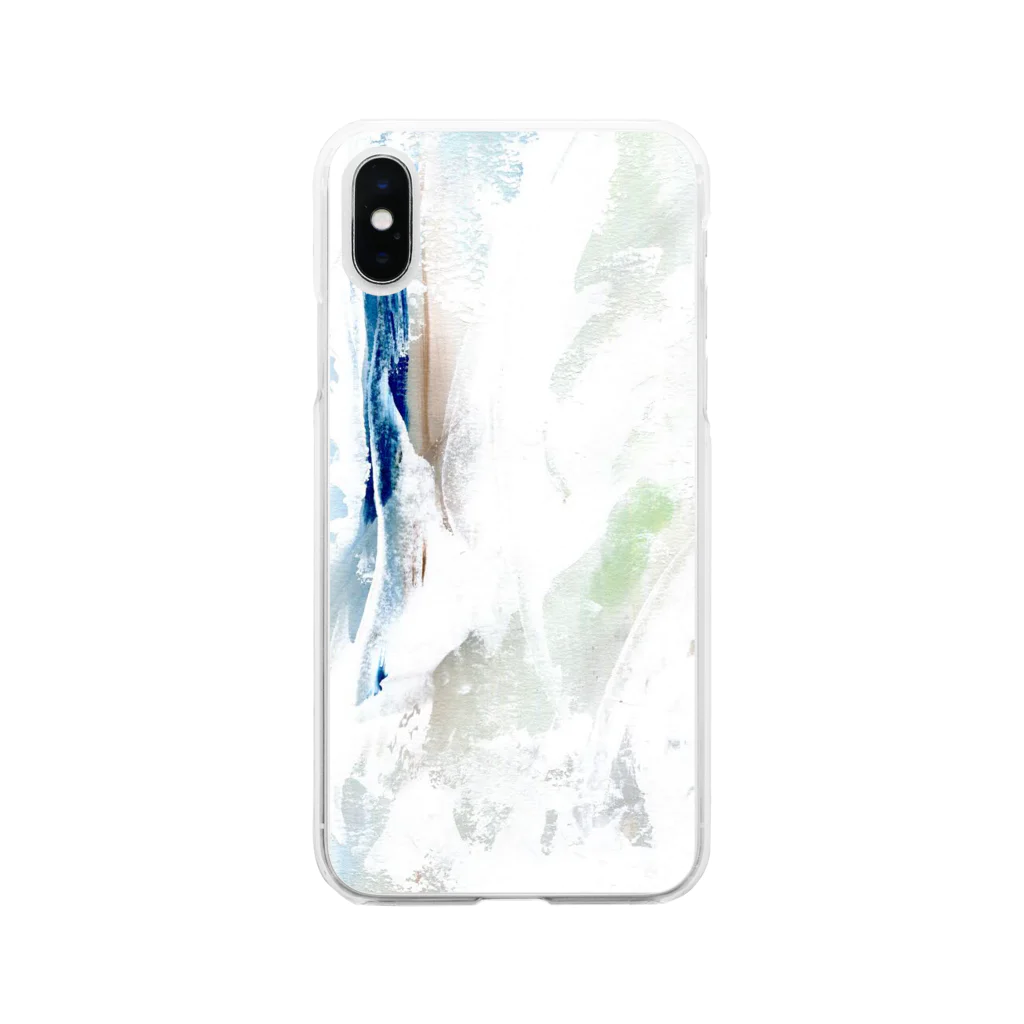 Maddocの抽象画4 Soft Clear Smartphone Case