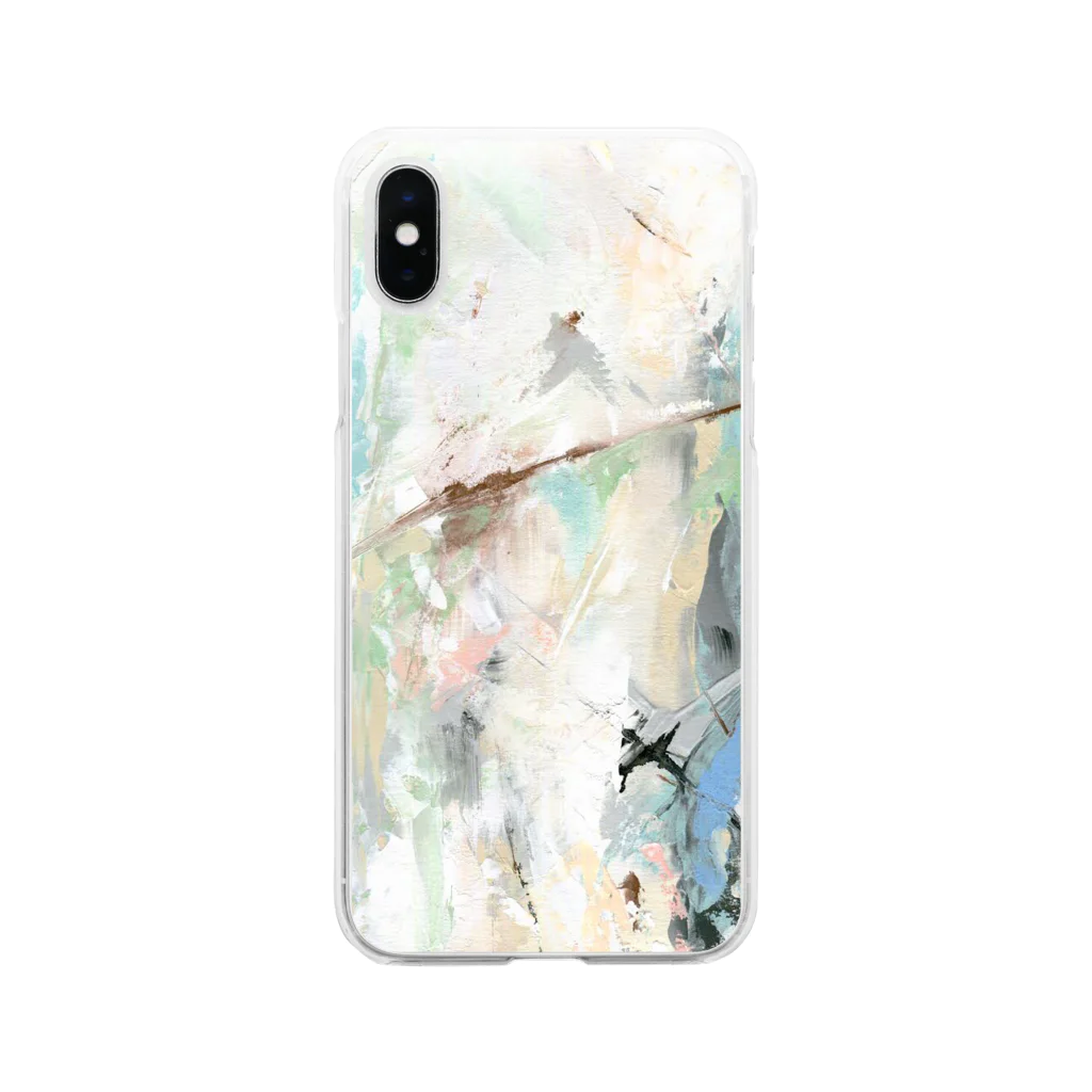 Maddocの抽象画5 Soft Clear Smartphone Case