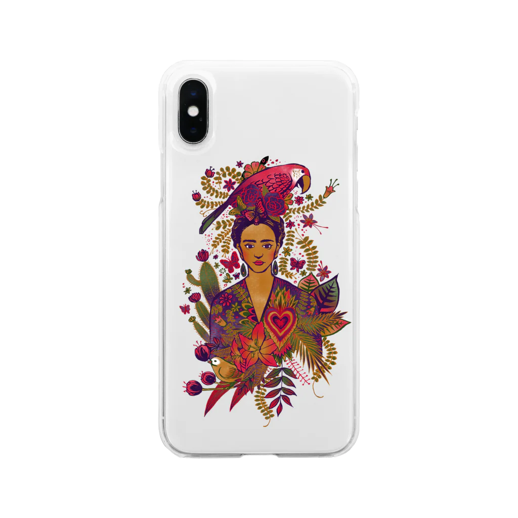 IZANAMI by Akane YabushitaのFrida Soft Clear Smartphone Case