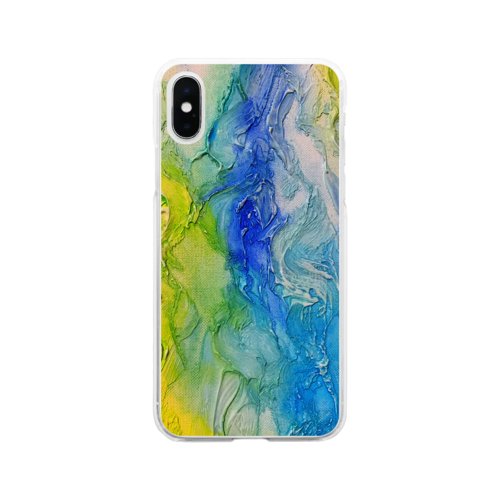 kgkgの春の海 Soft Clear Smartphone Case