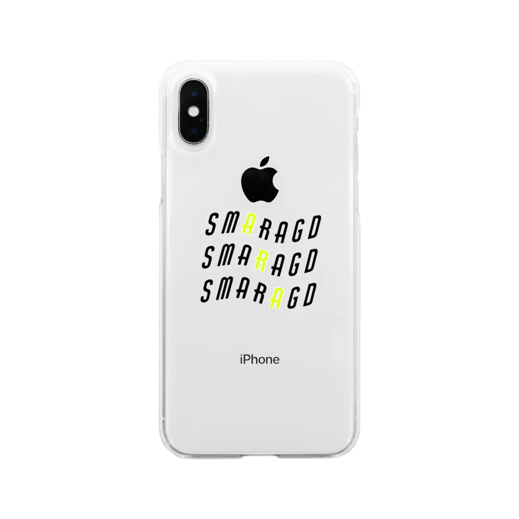 smaragdのSmaragd neonyellow ソフトクリアスマホケース