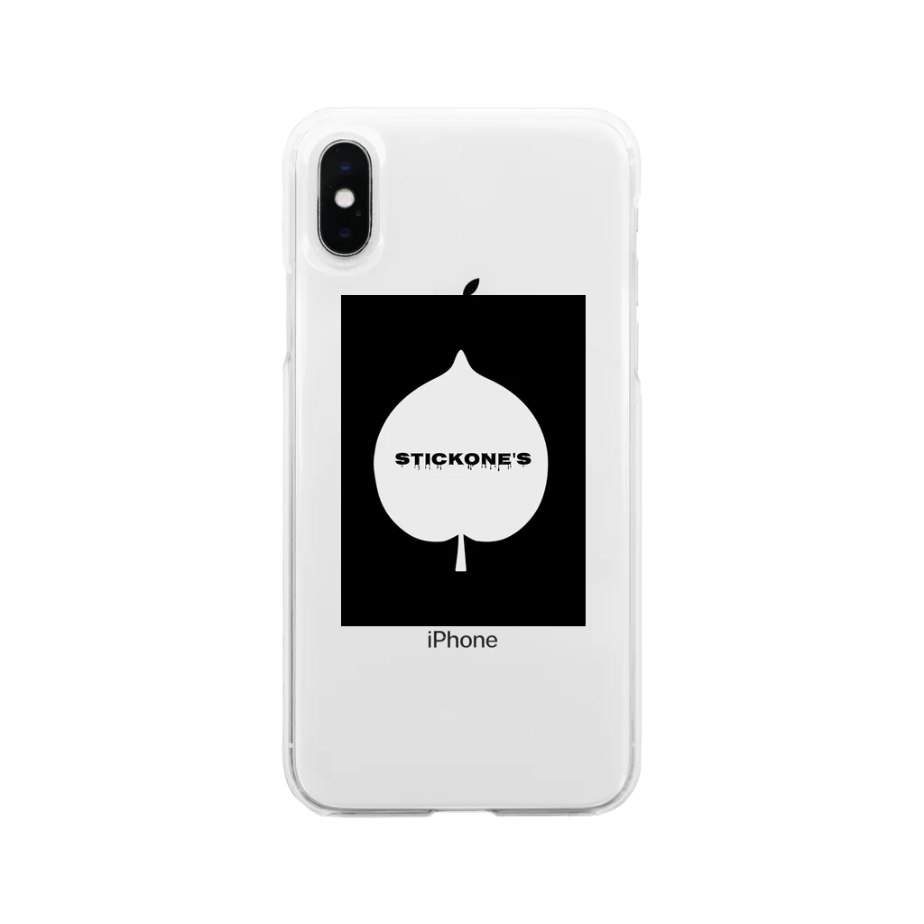 stick one'sのstick one's Soft Clear Smartphone Case