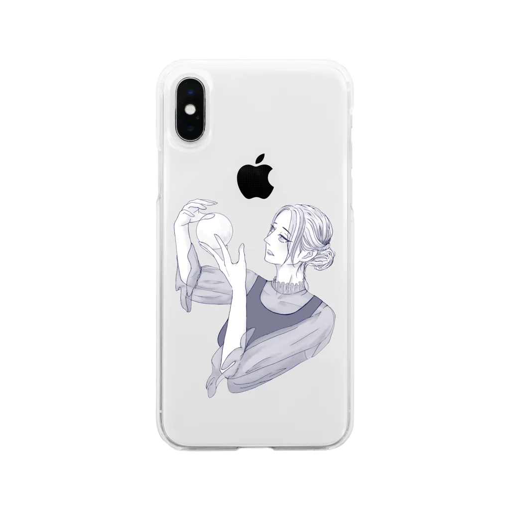 わおさきのCONTACT Soft Clear Smartphone Case