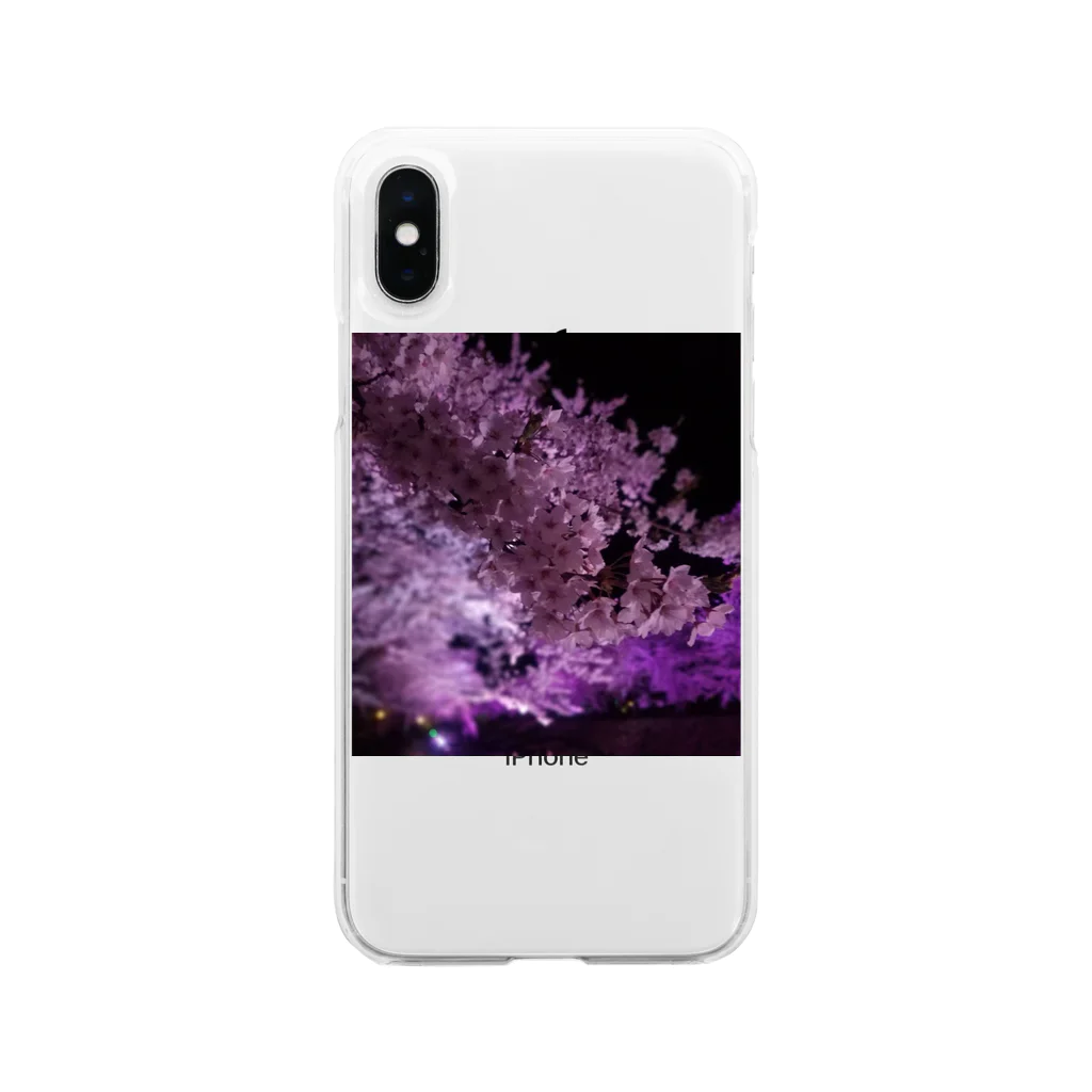 SHINOのさくらさん Soft Clear Smartphone Case