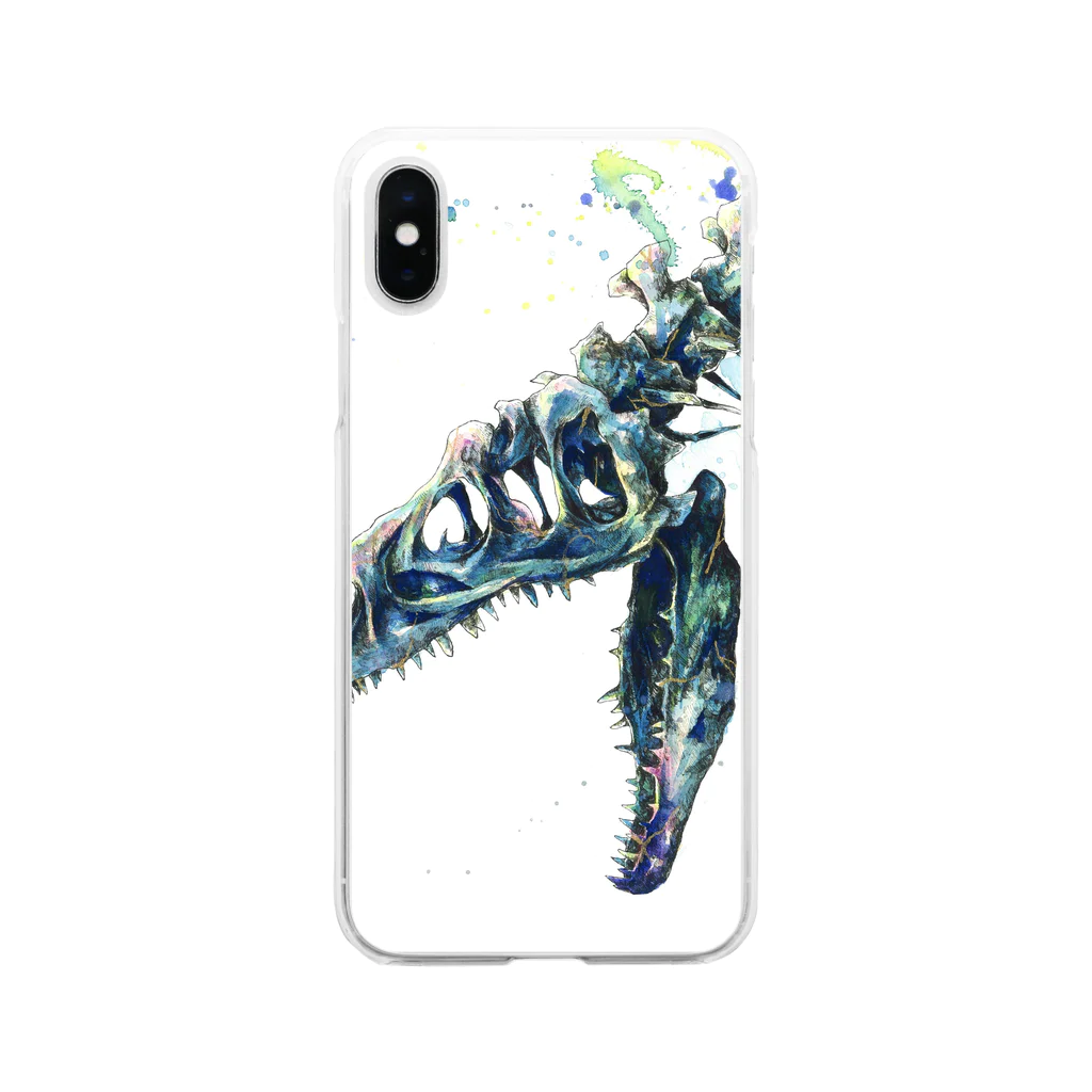 jin-whalesongのfragile Soft Clear Smartphone Case
