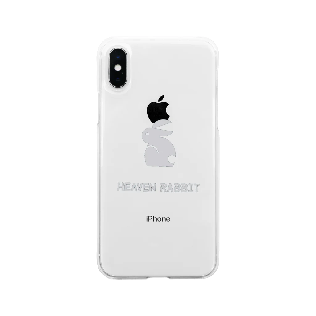 天馬のHeaven Rabbit Soft Clear Smartphone Case