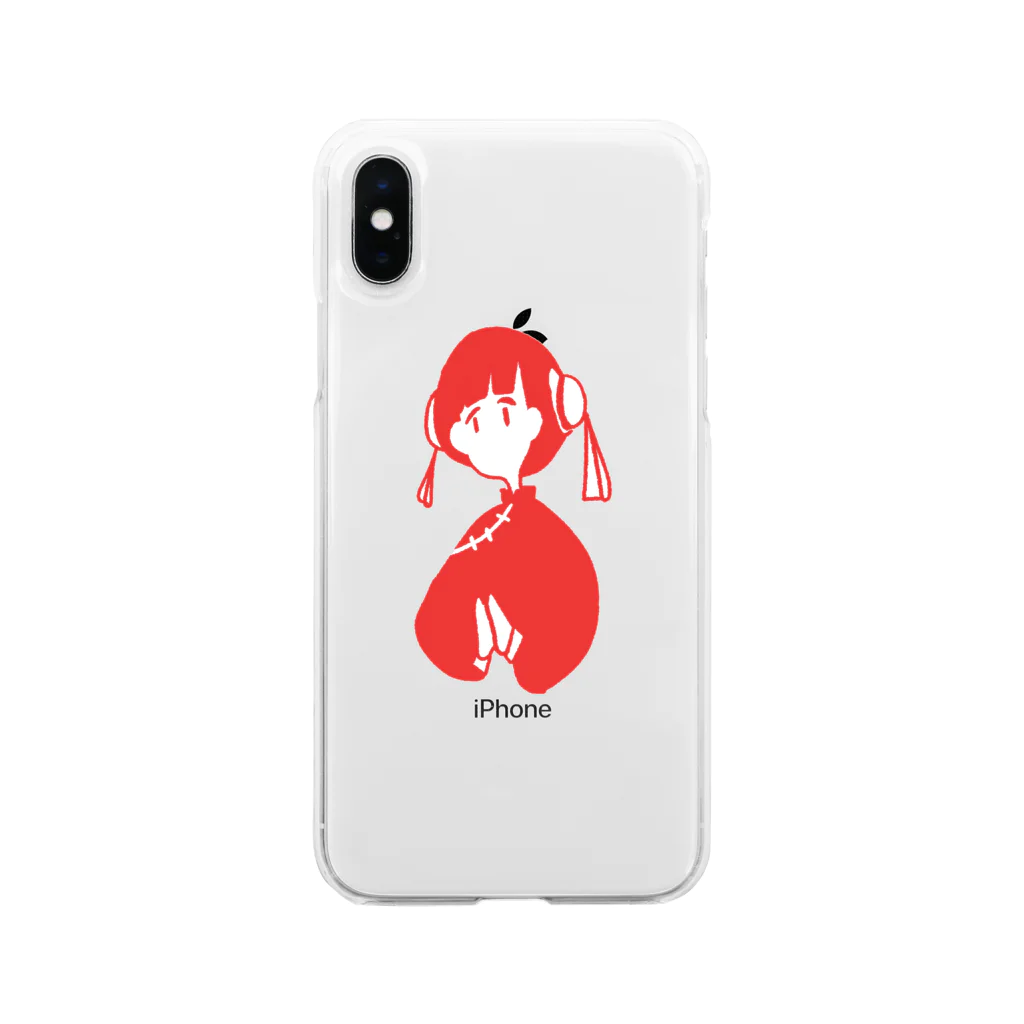 你好　- ニーハオ −のチャイナちゃん Soft Clear Smartphone Case