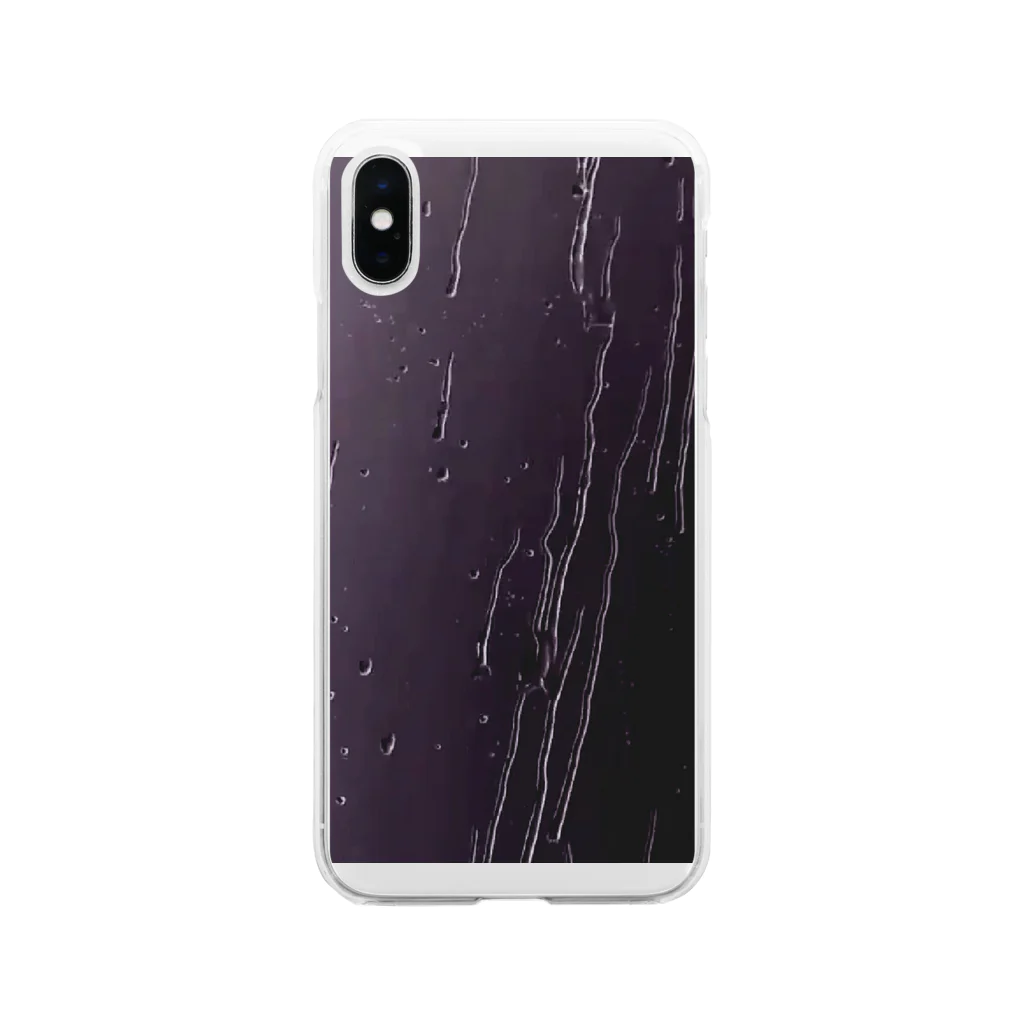 ぷっく商店の雨垂れに、 Soft Clear Smartphone Case