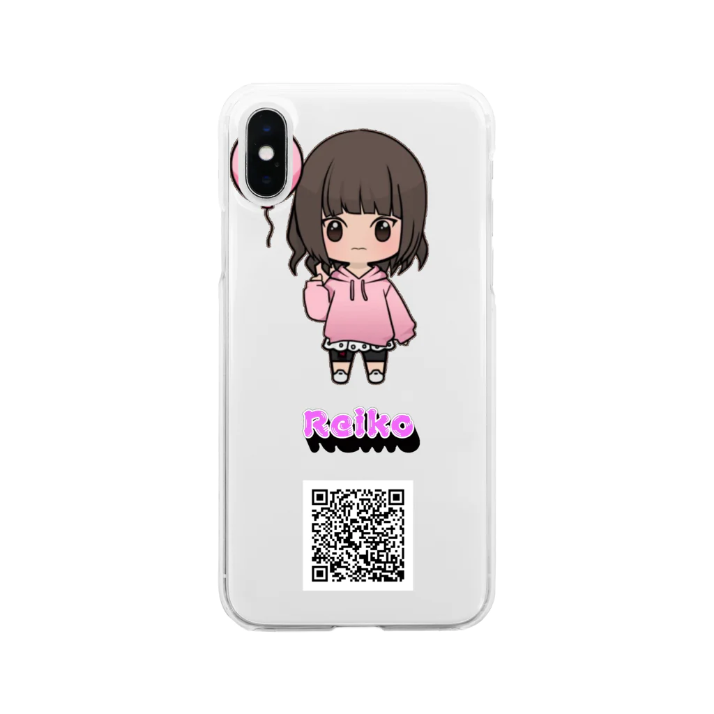 ドレさんのお店のReikoグッズ Soft Clear Smartphone Case