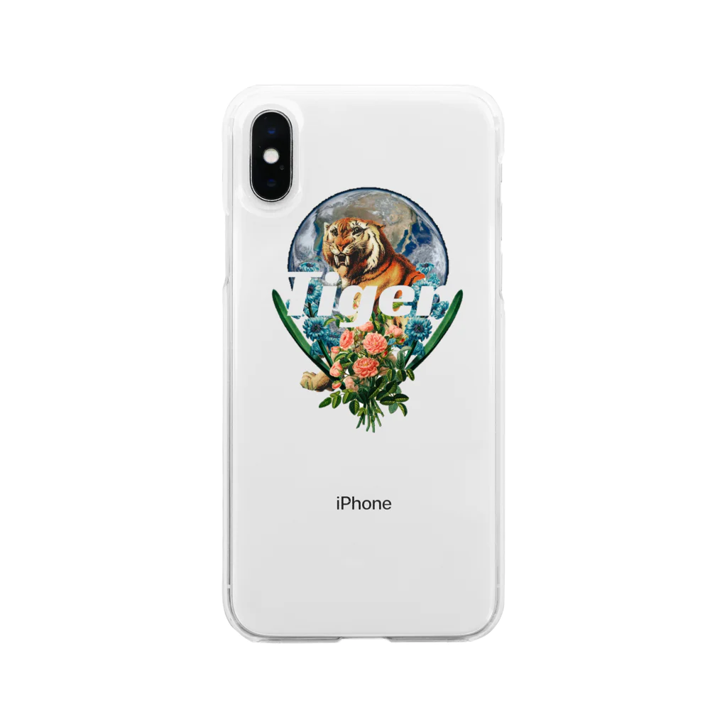HANDSOMEの虎_Tiger2020 Soft Clear Smartphone Case