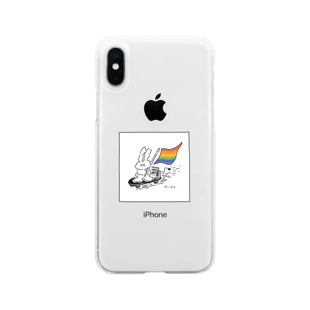 gojiai.のpride_gojiai Soft Clear Smartphone Case