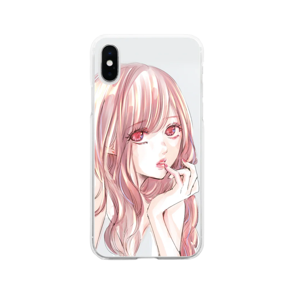 をの ひなおの04 Soft Clear Smartphone Case