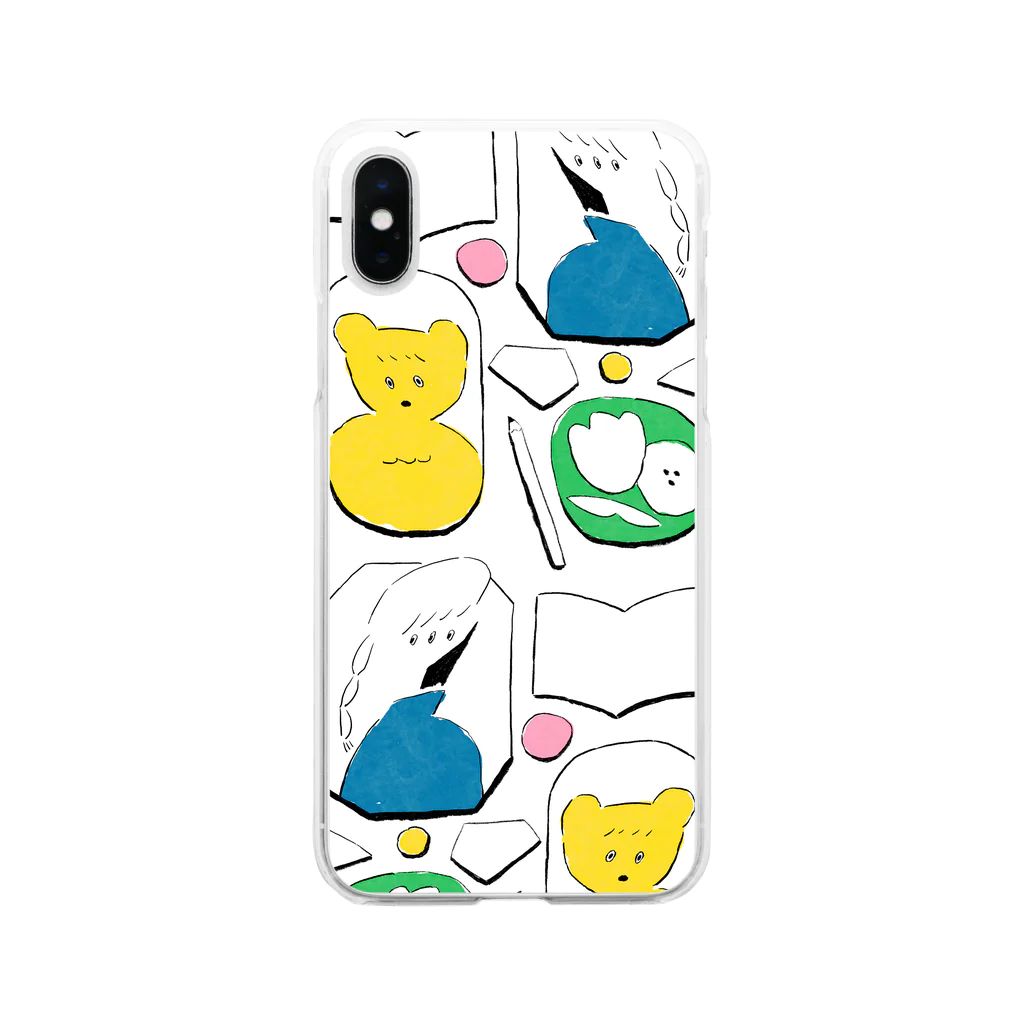 killdiscoのdrawing Soft Clear Smartphone Case