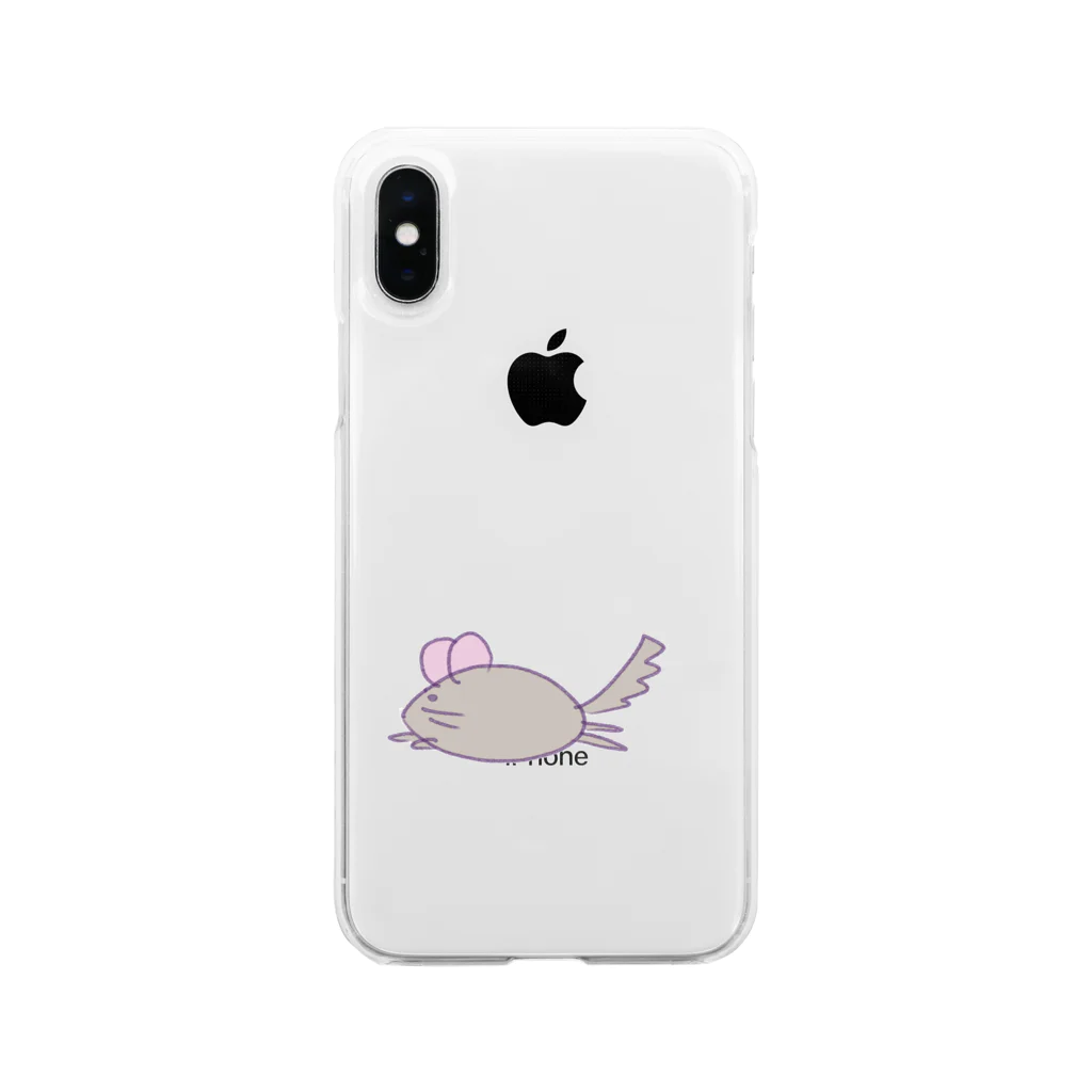 🐯タイガー🐯のチンチラさん１ Soft Clear Smartphone Case