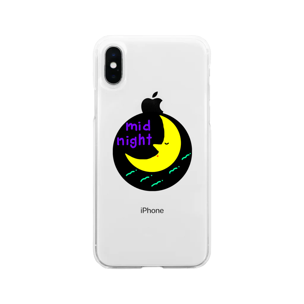   コソコソ☆ストアのmidnight Soft Clear Smartphone Case