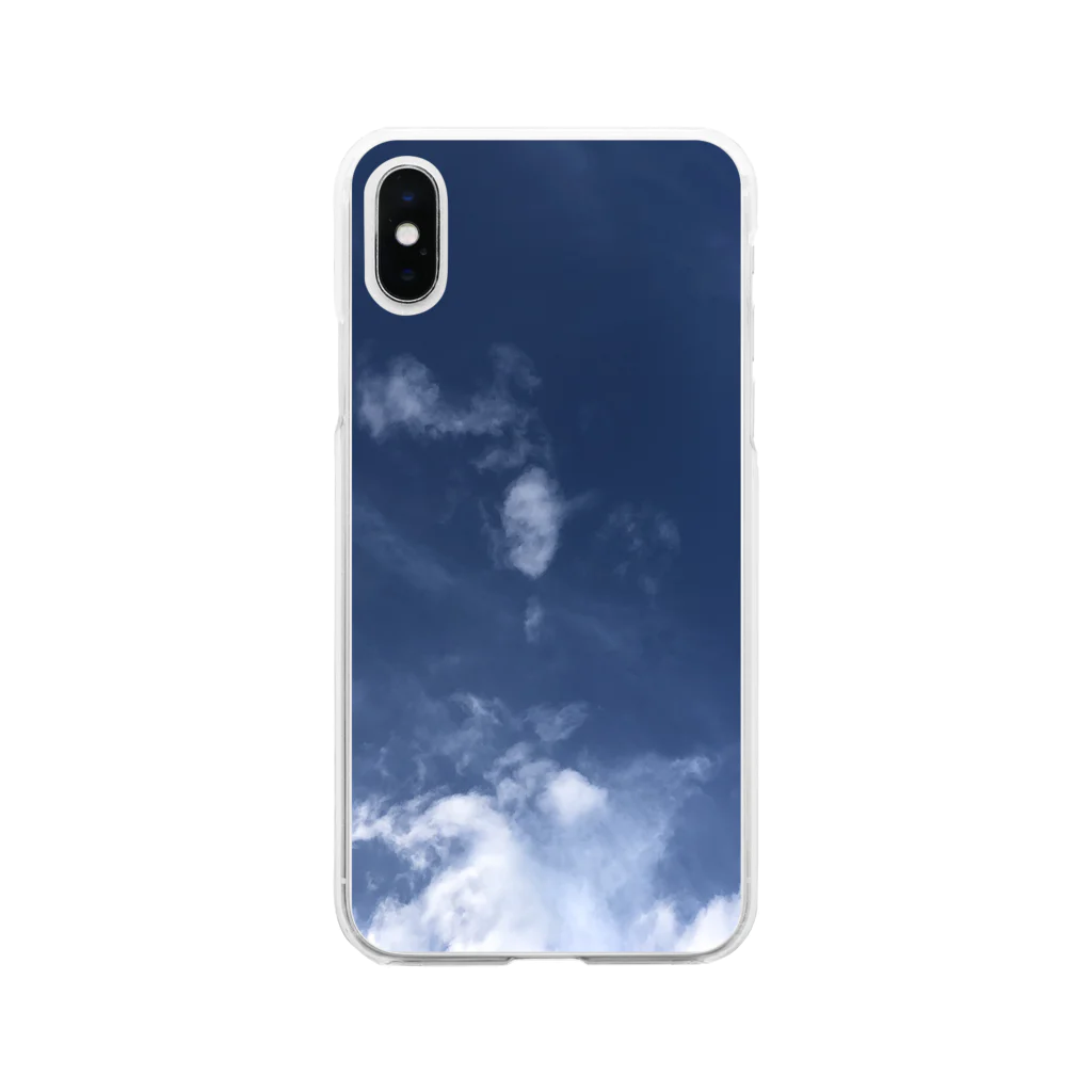 acquaのsky Soft Clear Smartphone Case