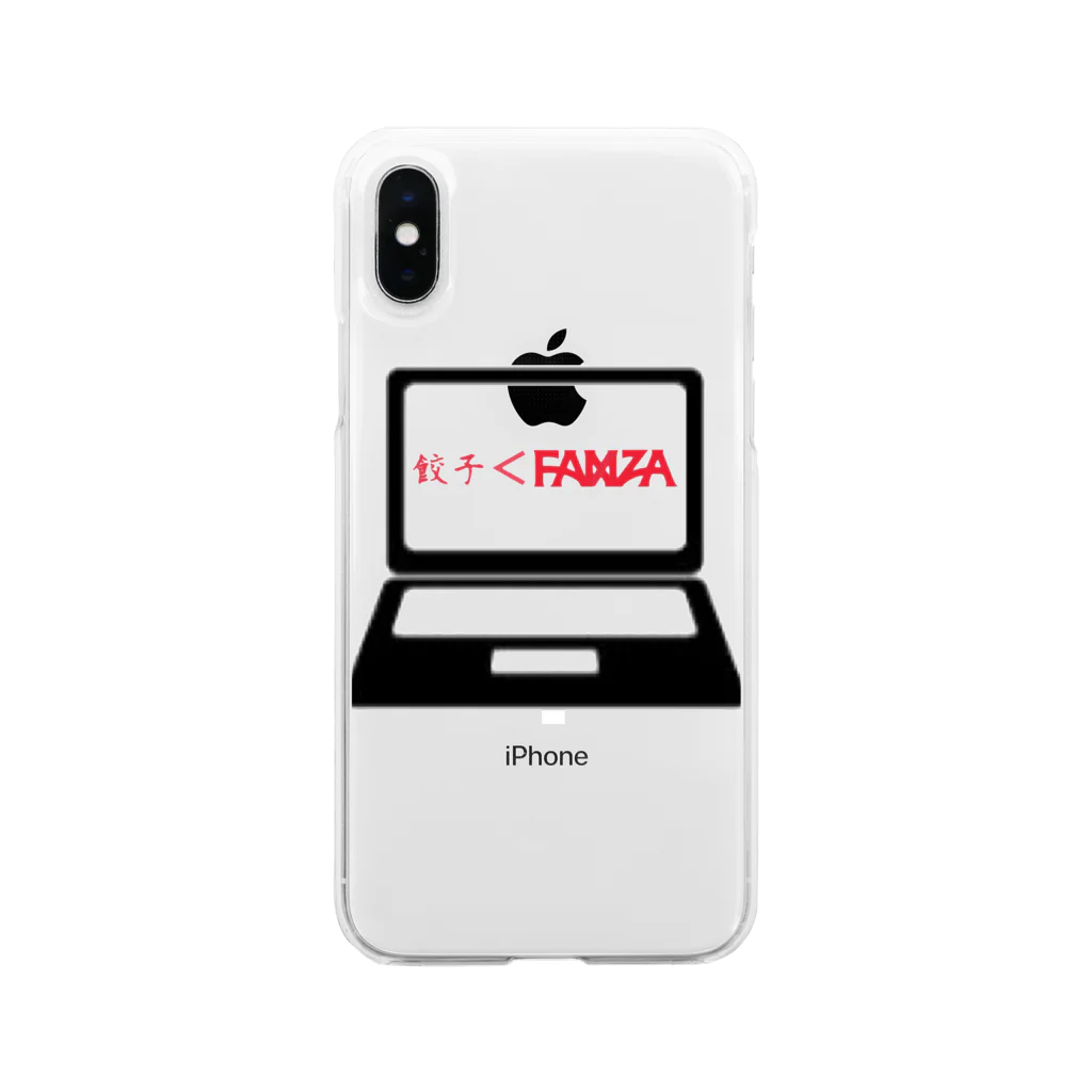 わいの店の餃子よりFA〇ZA Soft Clear Smartphone Case