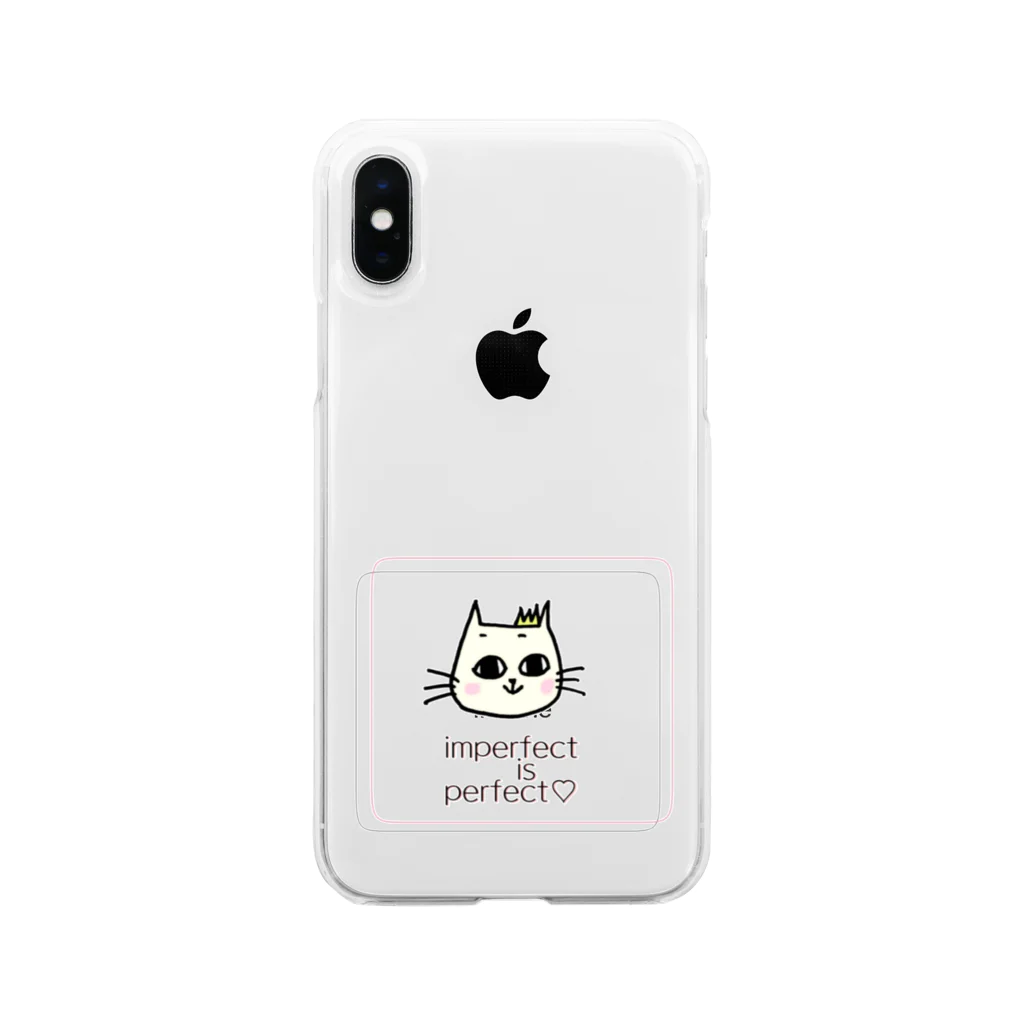 ララミねこ　のララミねこ Soft Clear Smartphone Case