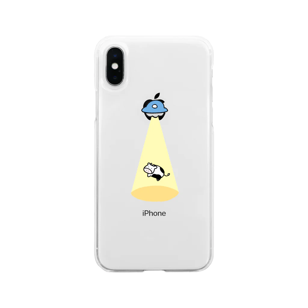 あゆかんのキャトられうしさん Soft Clear Smartphone Case