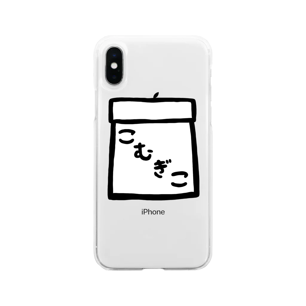 じゃぱなマートのこむぎこ Soft Clear Smartphone Case