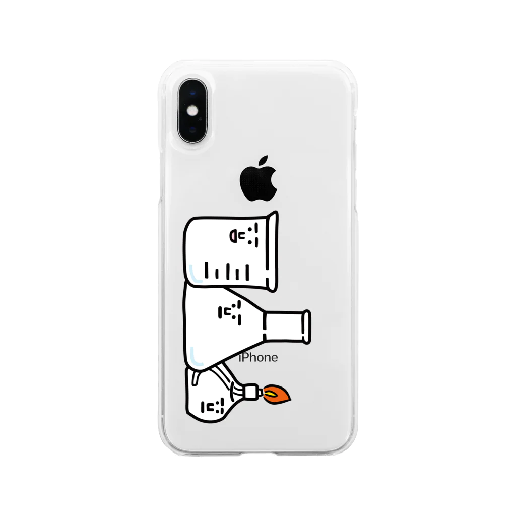 うえたに夫婦の主要3キャラ Soft Clear Smartphone Case