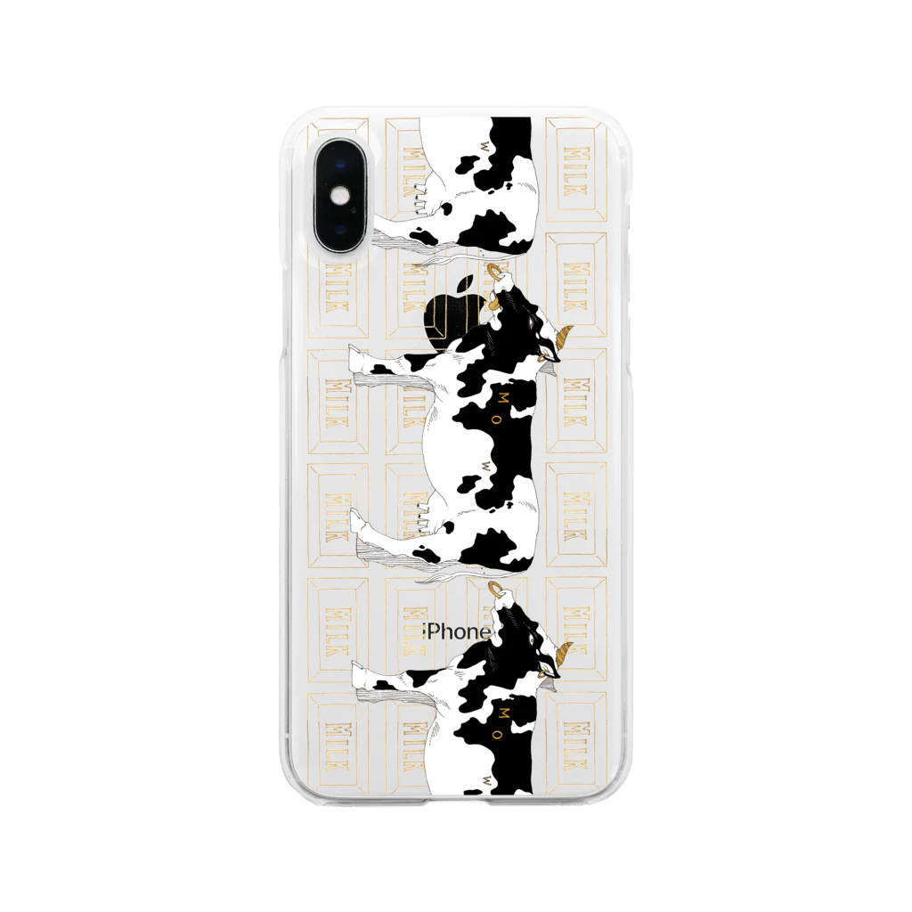 Hysteric Bunnyのミルクチョコレート Soft Clear Smartphone Case
