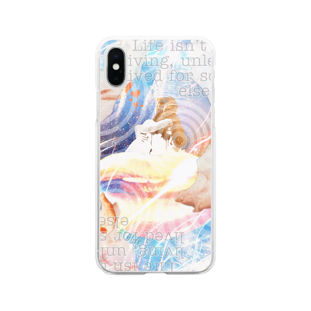 amam.の天使なお年頃 Soft Clear Smartphone Case