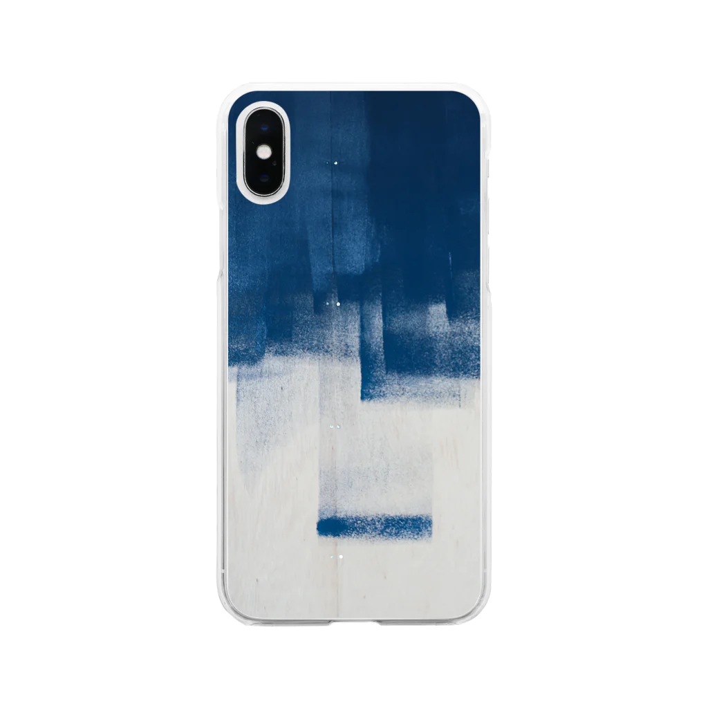 nanato yamadaのWall Painting  Soft Clear Smartphone Case