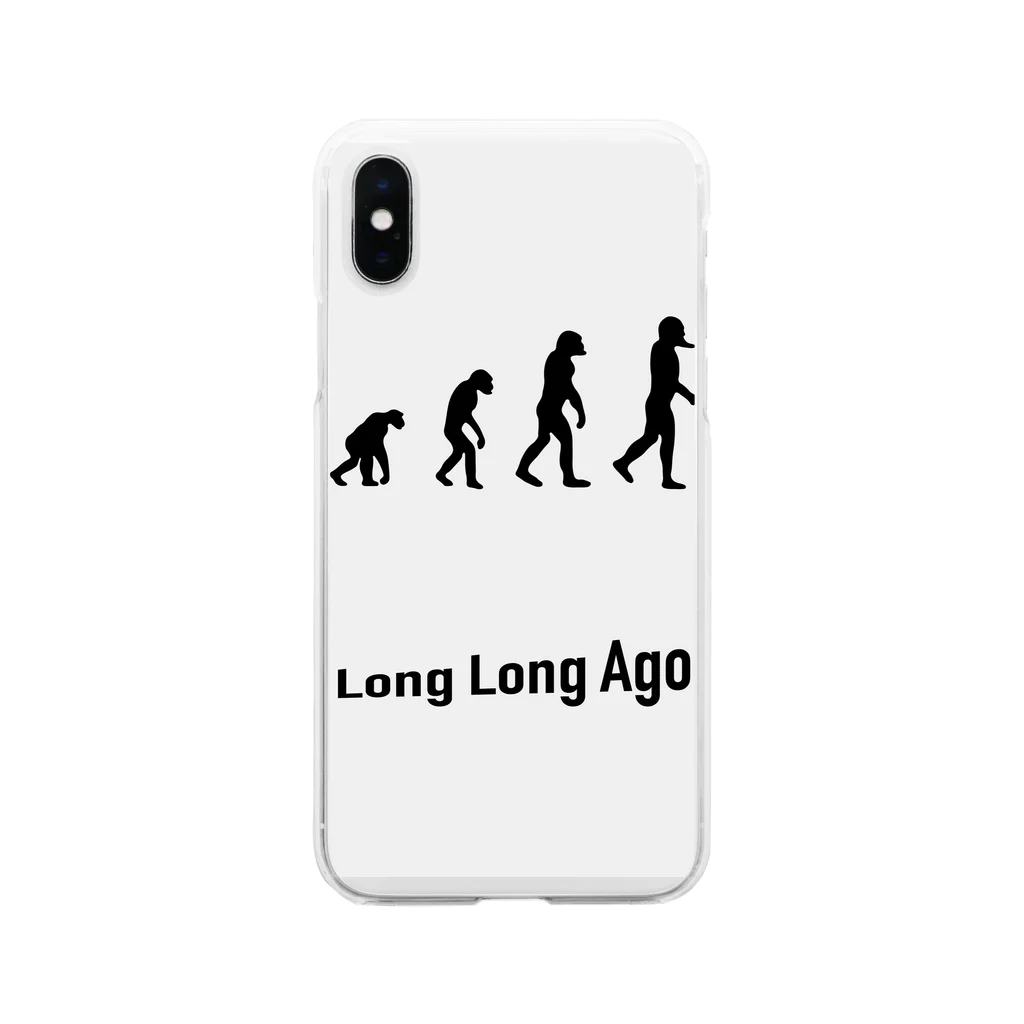 oiのLong Long Ago “White” Soft Clear Smartphone Case