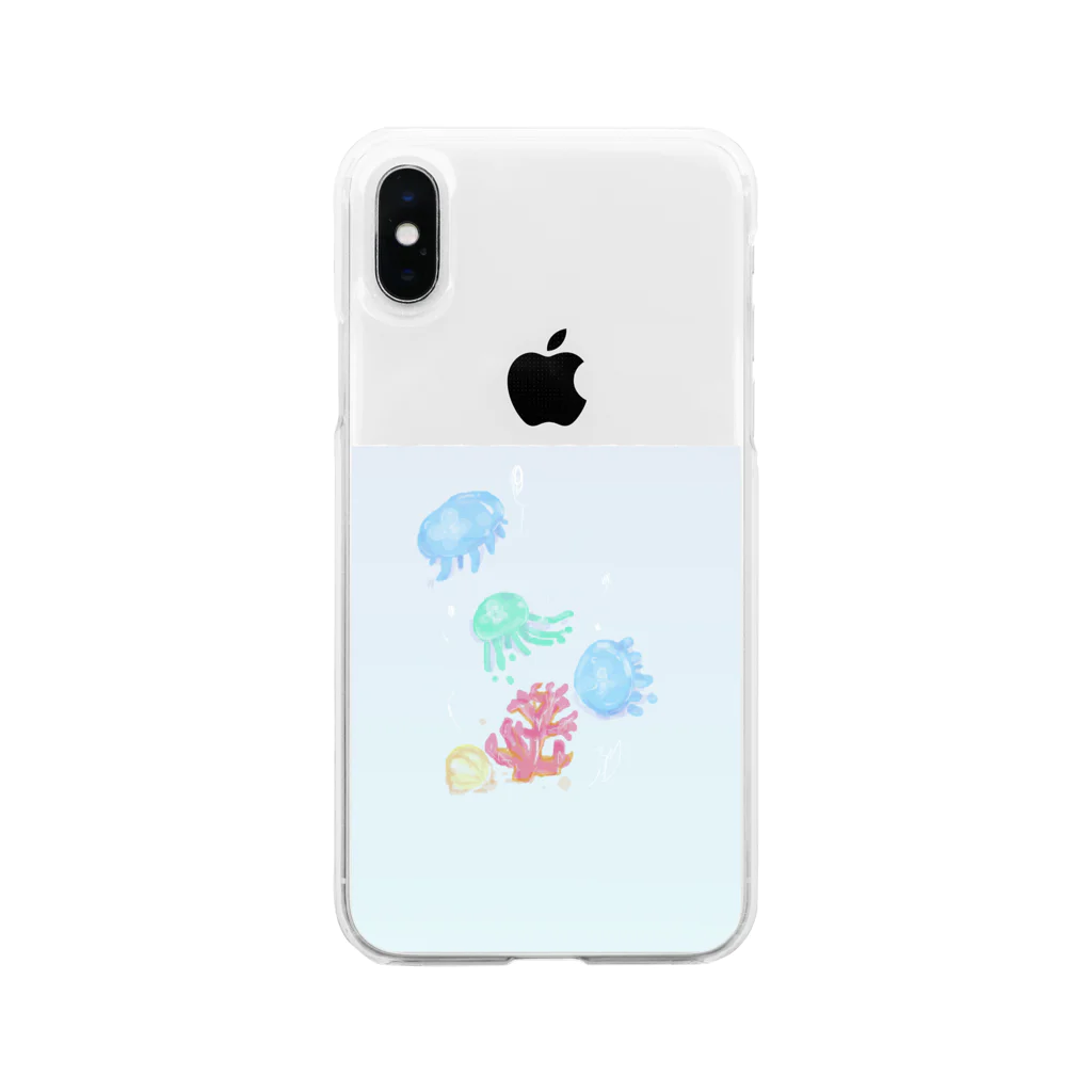 月兎亭のJellyfish Soft Clear Smartphone Case
