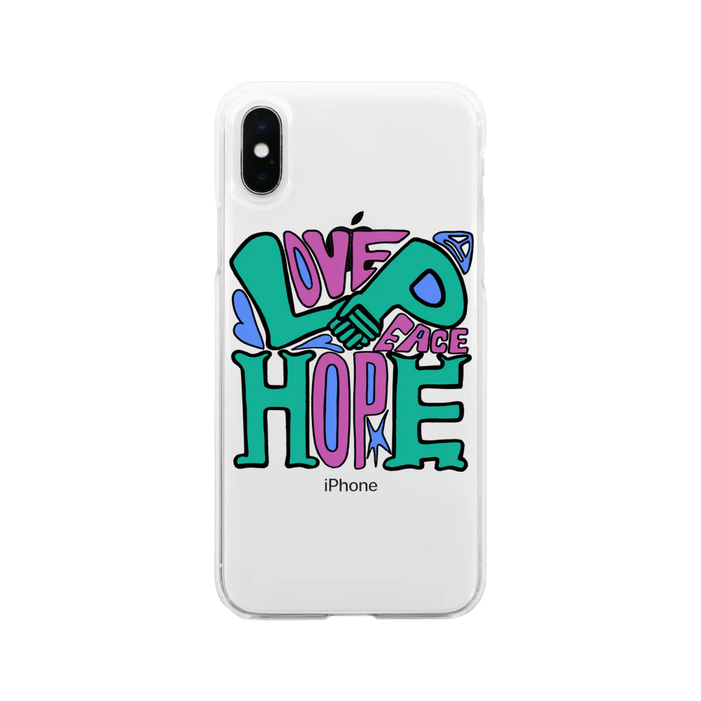 Do As D Did "Dadd."の(Love×Peace)+Hope Soft Clear Smartphone Case