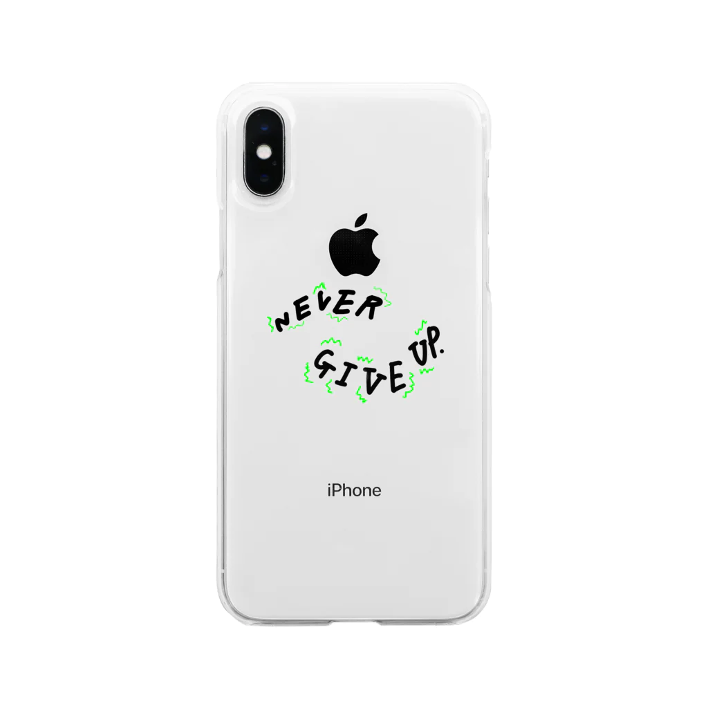 aylaの10万年後の人間 Soft Clear Smartphone Case