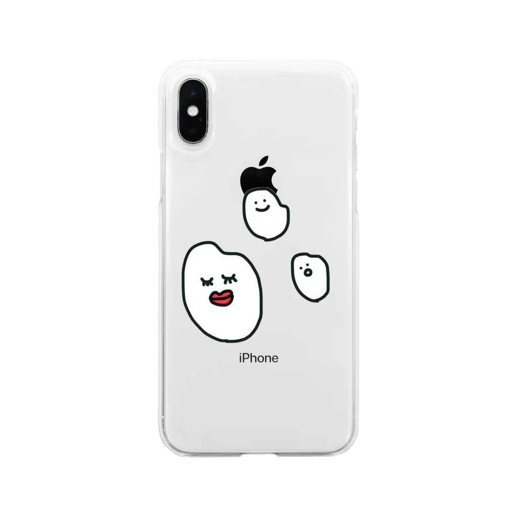 おもちのおこめ姉さんと弟子たち Soft Clear Smartphone Case