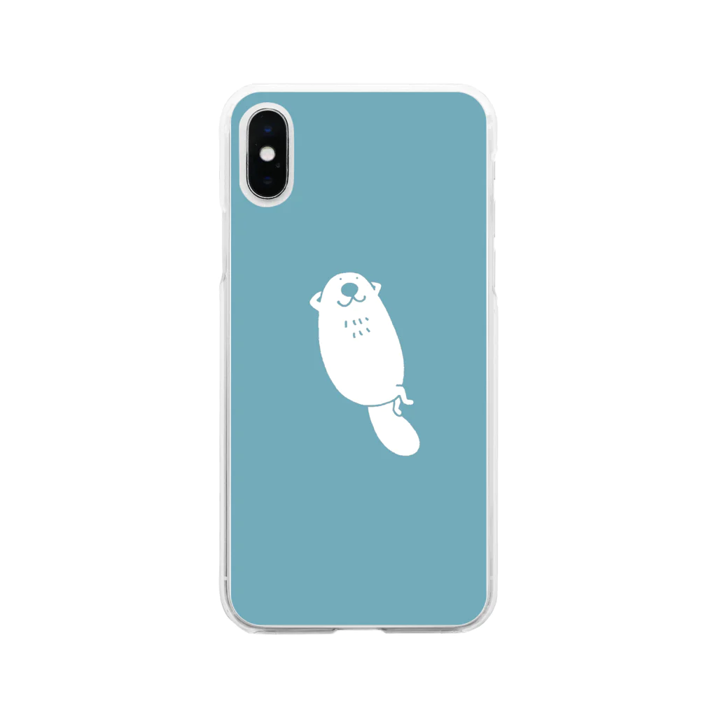 くらきち ONLINE SHOPのらっこ Soft Clear Smartphone Case