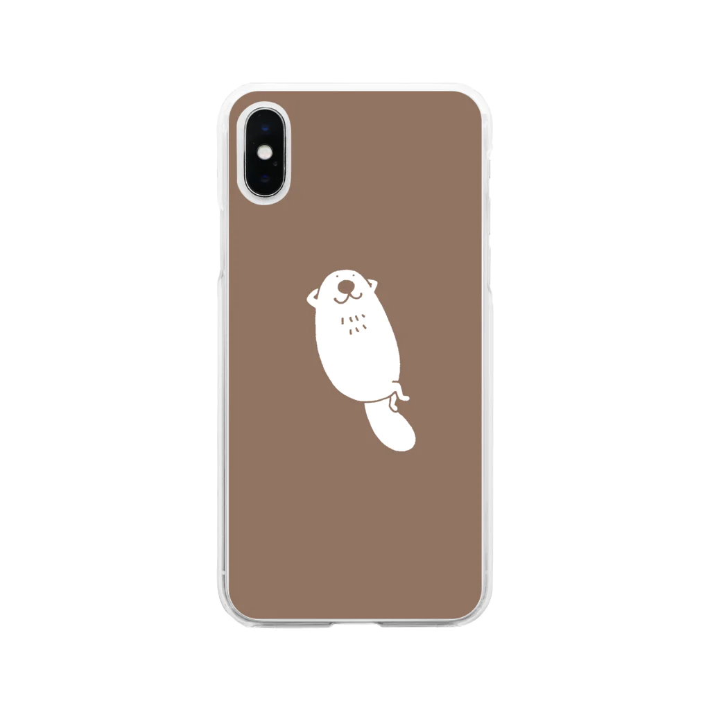 くらきち ONLINE SHOPのらっこ Soft Clear Smartphone Case