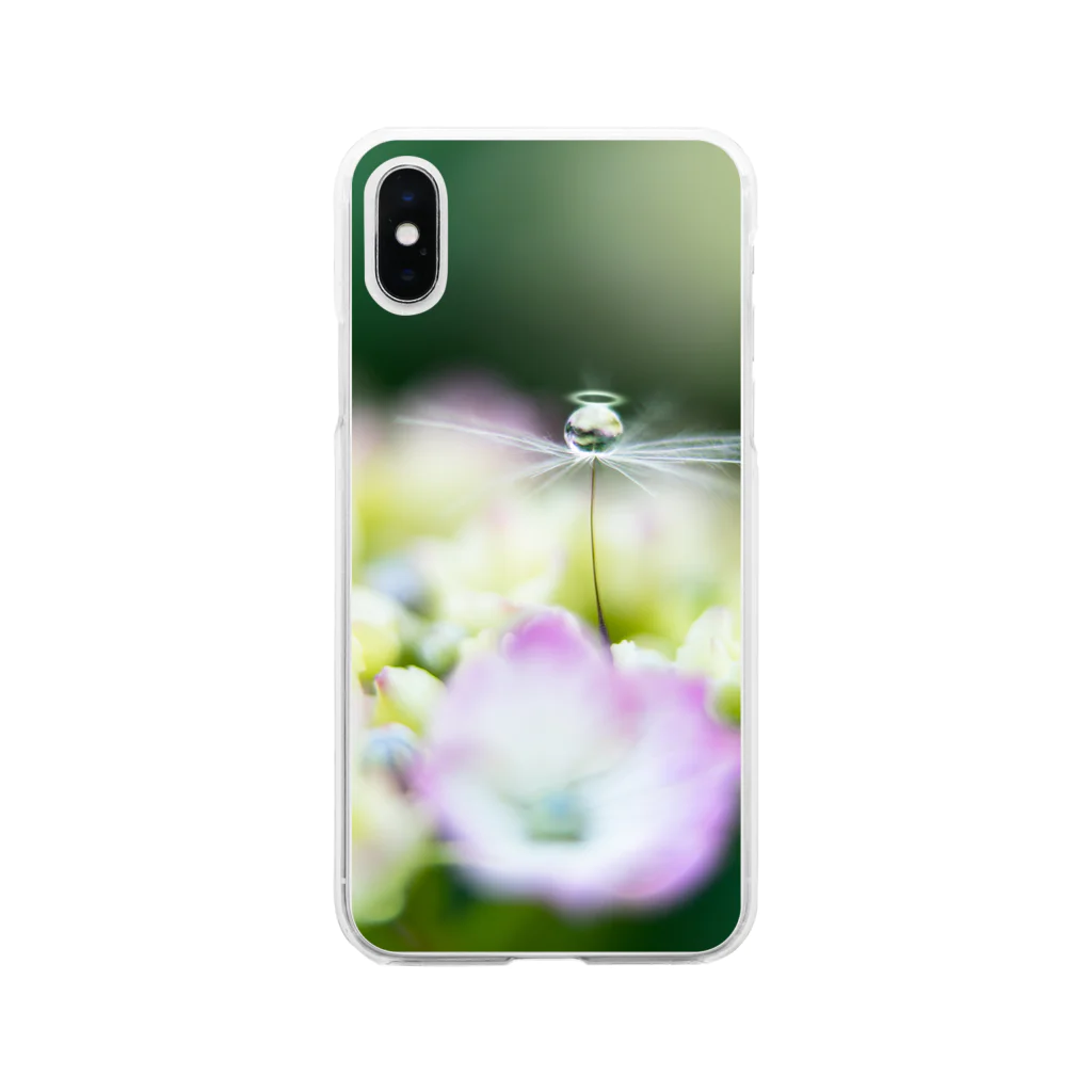 PhotoAtelier Aileのangel of hydrangea 170603 Soft Clear Smartphone Case