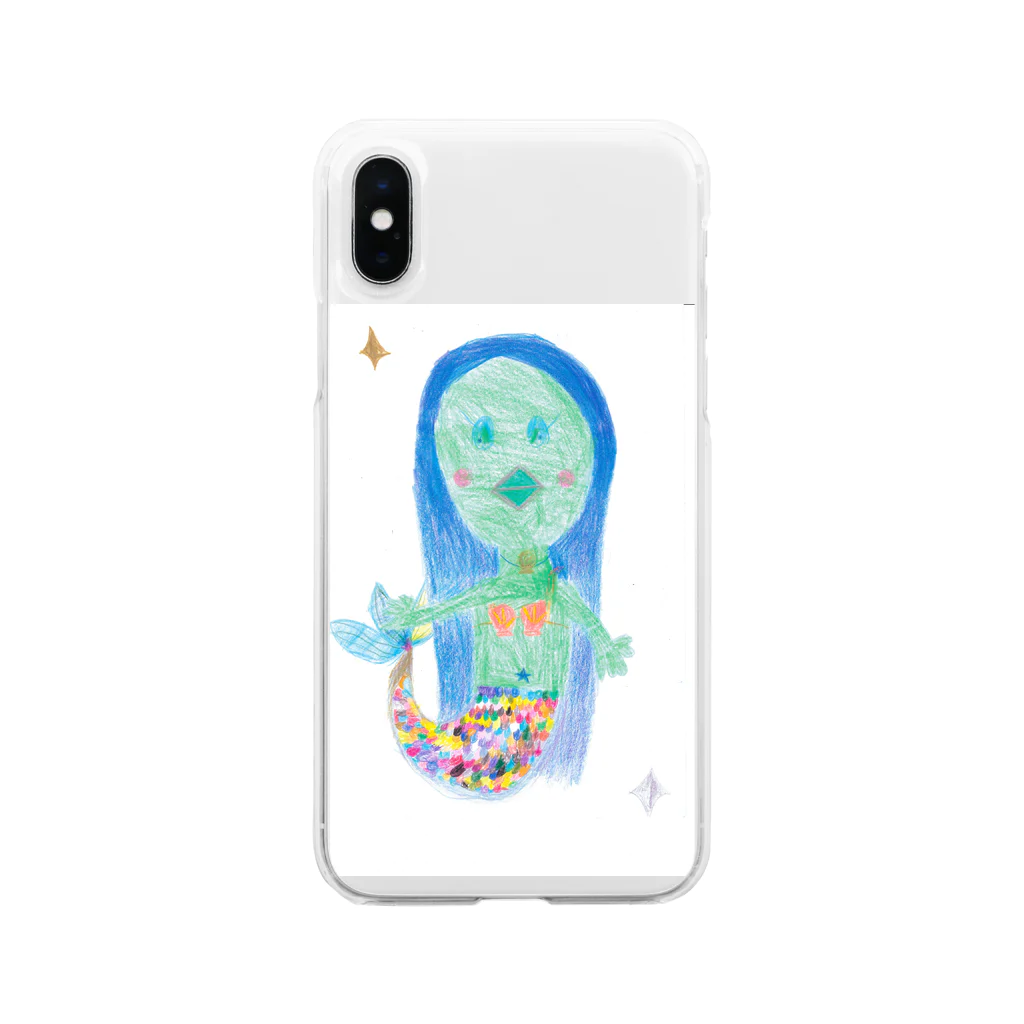 Sae Meguro Arizonoのあまびえちゃん Soft Clear Smartphone Case