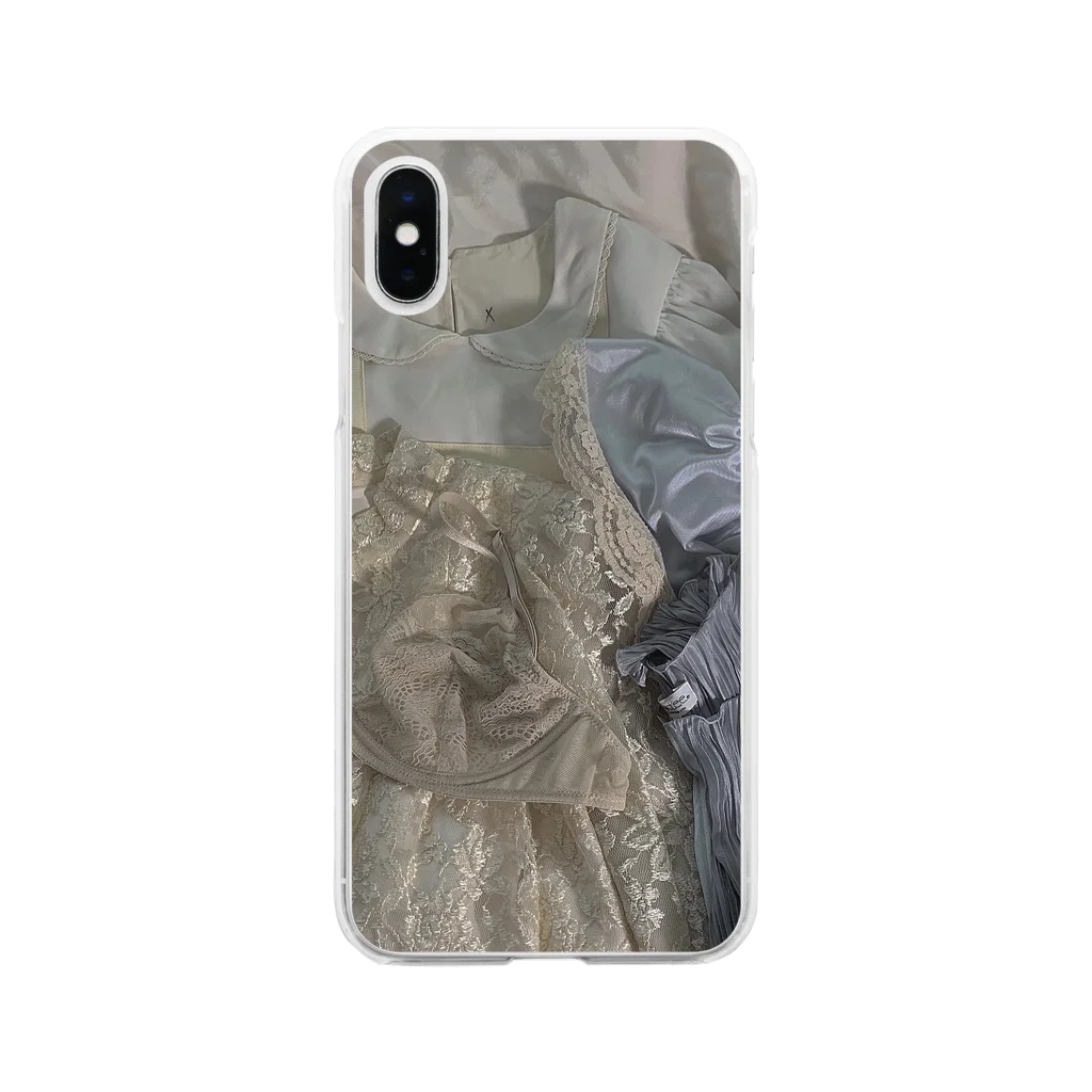 魚座の淡いまばたき Soft Clear Smartphone Case