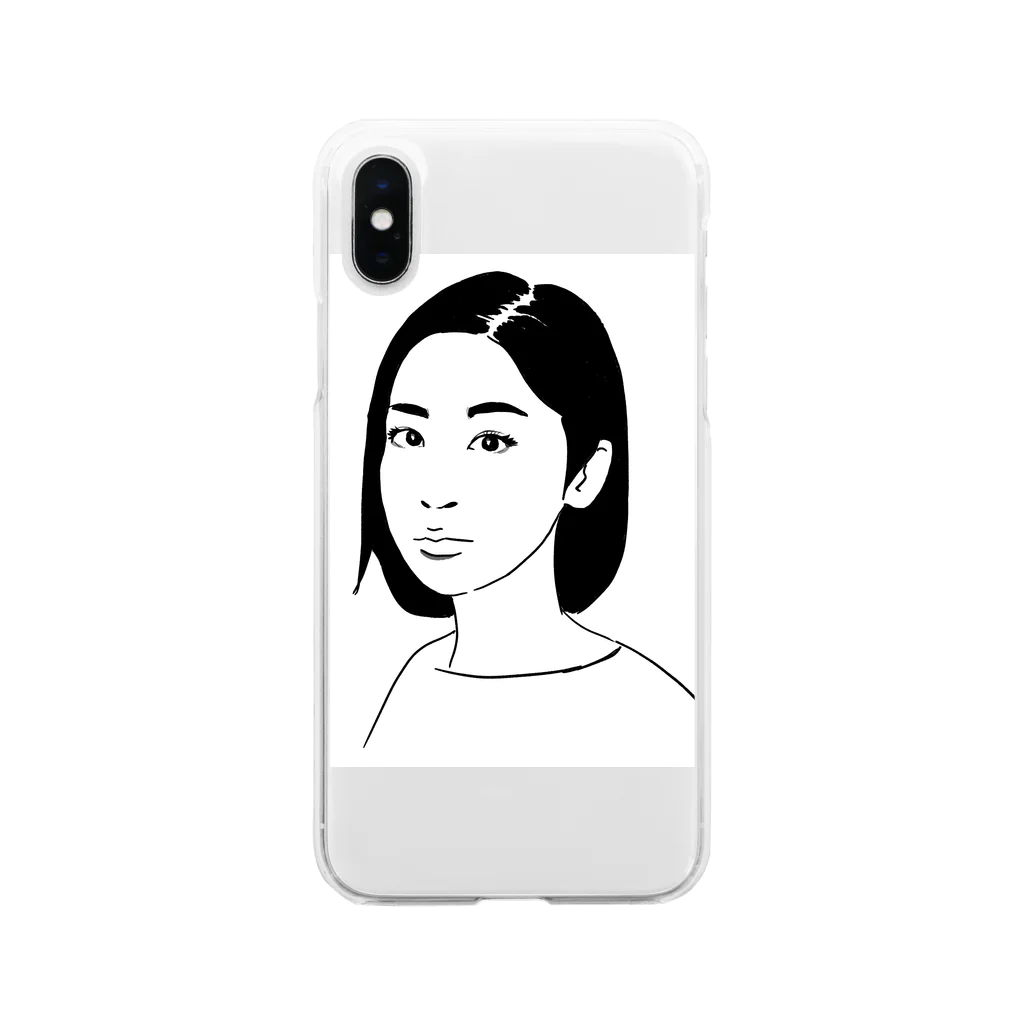 岩田午後のMy Girl, Rock & Roll. Soft Clear Smartphone Case