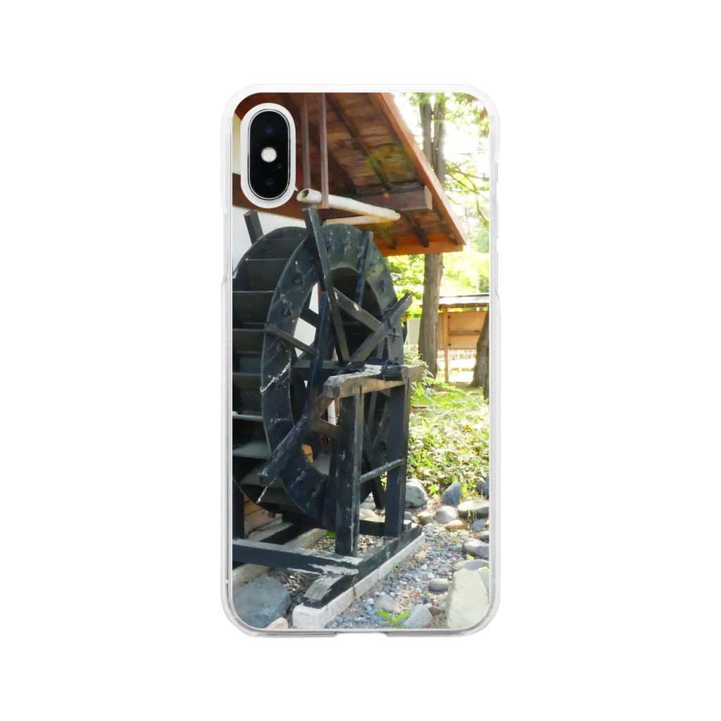 写真屋とーかの水車。 Soft Clear Smartphone Case