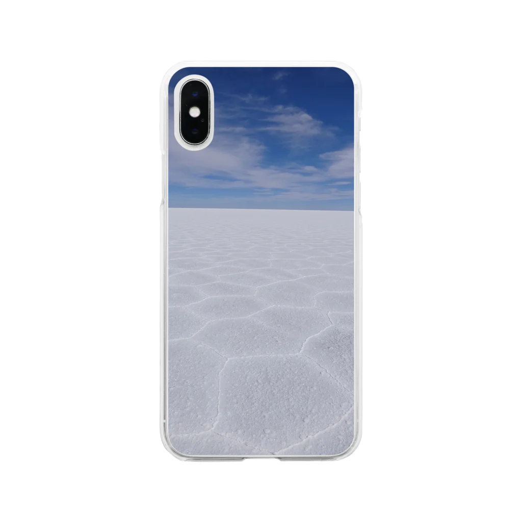 littleoneのThe World Trip ～ボリビア　ウユニ塩湖～ Soft Clear Smartphone Case