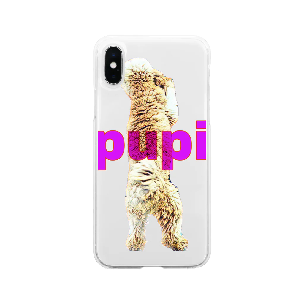 pupiのpupi ソフトクリアスマホケース