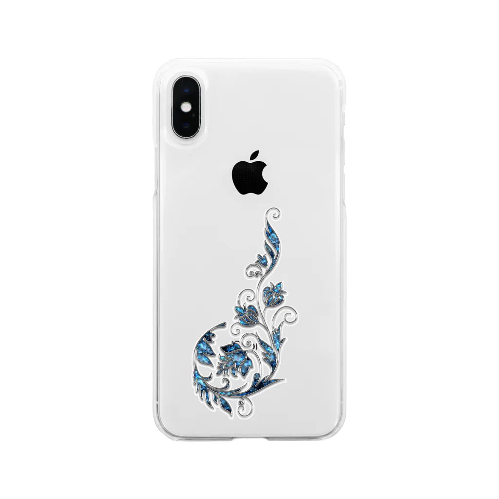 鈴屋の気まぐれ品のトライバル調.2 Soft Clear Smartphone Case